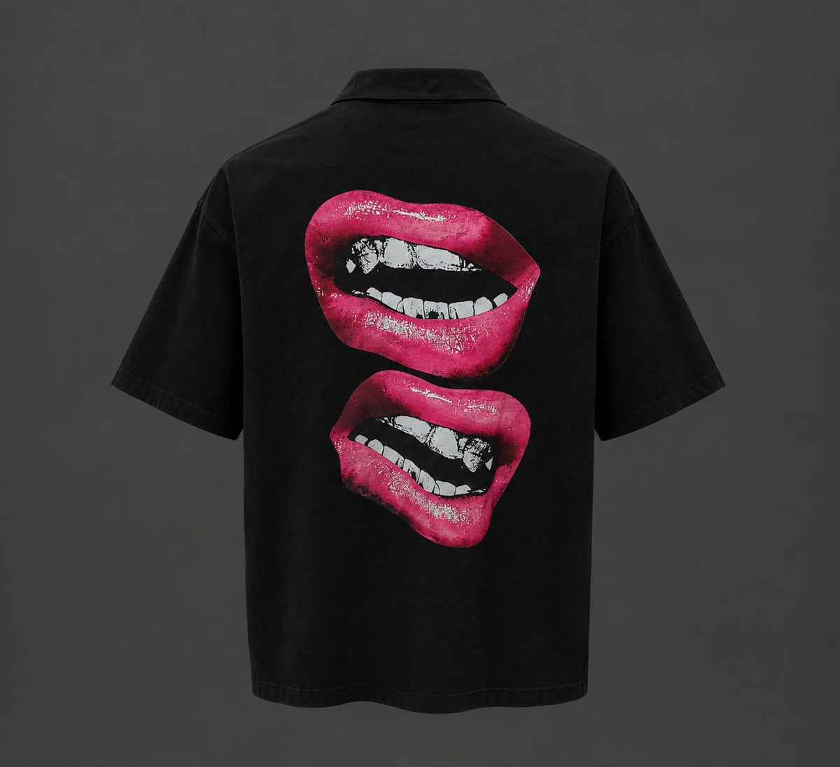 Camicia uomo bocca