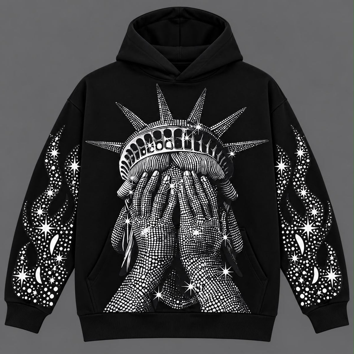 Felpa bambino con cappuccio – Grafica Statue of Liberty