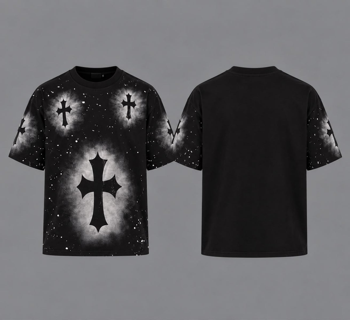 T-SHIRT UOMO CROSS STRASS
