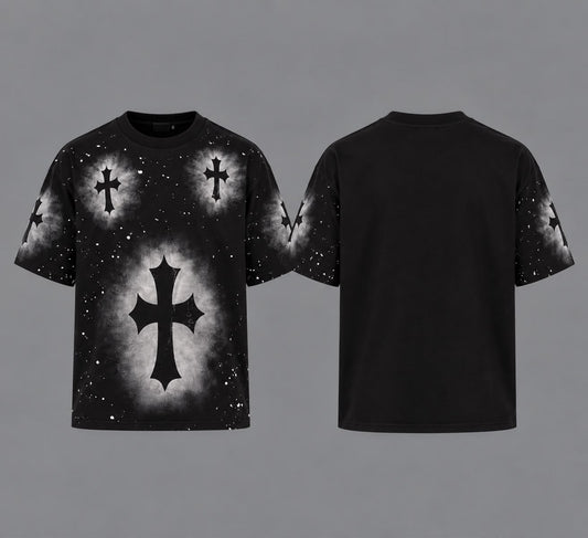 T-SHIRT UOMO CROSS STRASS