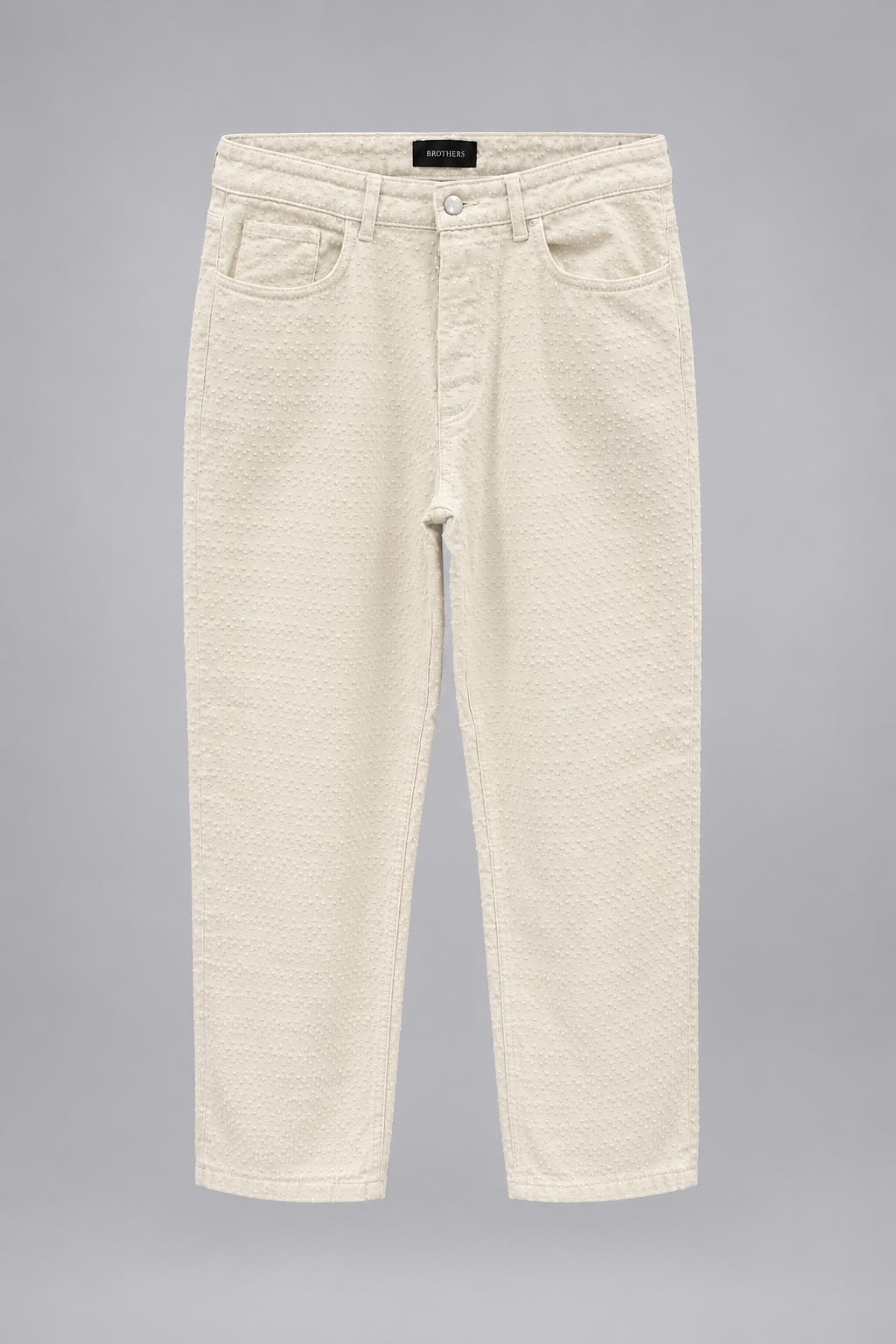 Jeans effetto punterellato