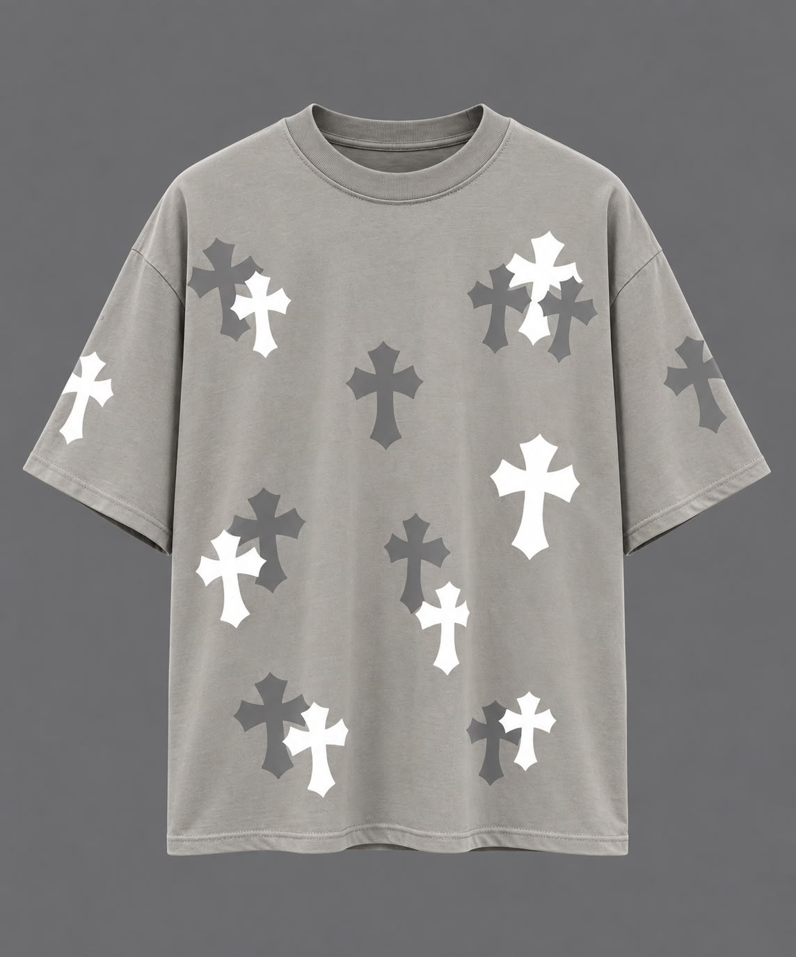 T-shirt uomo stampa cross